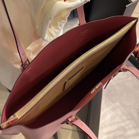 Coach Zip Top Tote 
IM/Pink - Picture 7 of 16